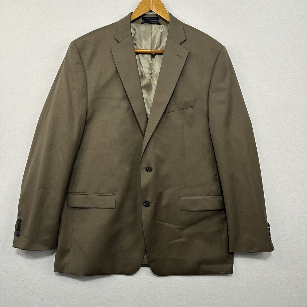 Lauren Ralph Lauren 100% Wool Blazer Suit‎ Jacket Brown 48L